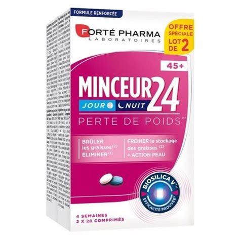 Forté Pharma Minceur 24 45 Jour et Nuit Lot de 2 x 28 comprimés Pas cher