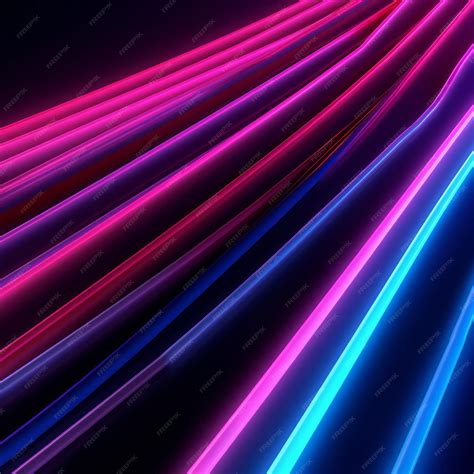 Premium Ai Image Neon Lights Wallpaper Neon Lights Backgrounds