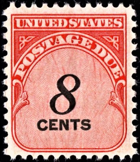 Back Of Book U S Stamps Scott J C Numeral Solid Denomination