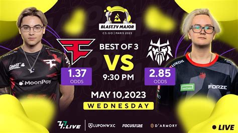 LIVE FaZe Clan Vs ForZe BO3 BLAST Tv Paris Major 2023 Challengers