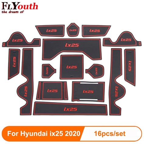 Buy Pcs Set For Hyundai Ix Car Anti Slip Gate Slot Cup Mats