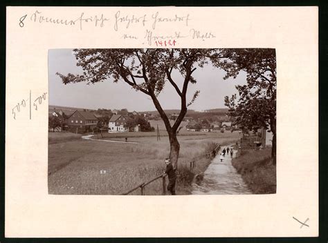 Fotografie Brück Sohn Meissen Ansicht Herrndorf Hetzdorf Blick in