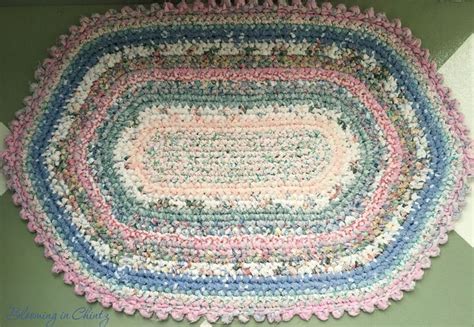 Blooming In Chintz Out Of The Scrap Bins Braided Rag Rugs Rag Rug