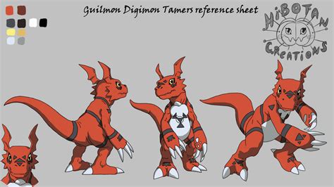 Guilmon Digimon Tamers Reference Sheet By Hibotancreations On Deviantart