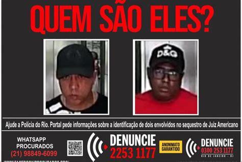 Portal Dos Procurados Divulga Cartaz Para Identificar Suspeitos De Envolvimento No Sequestro De