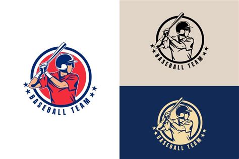 Baseball Mascot Sport Logo Design player character vector