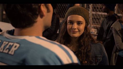 Justin Prentice As Bryce Walker Katherine Langford As Hannah Baker In