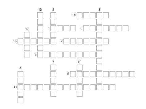 Adjetivos Crossword