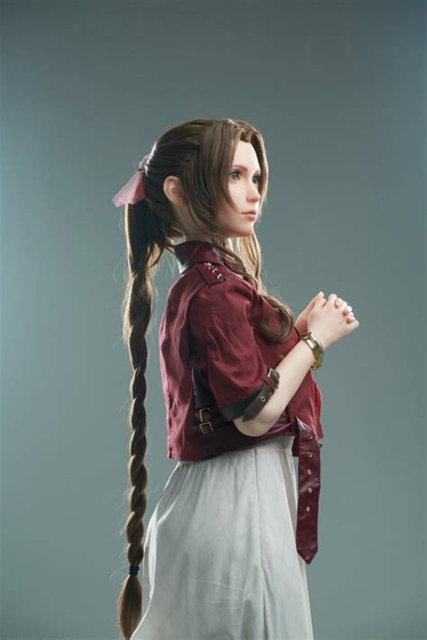 Aerith Lifelike Anime Sex Doll With Silicone Head Nakedoll