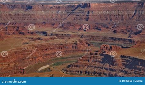 Desierto Rojo Parque Nacional De Canyonlands Foto De Archivo Imagen