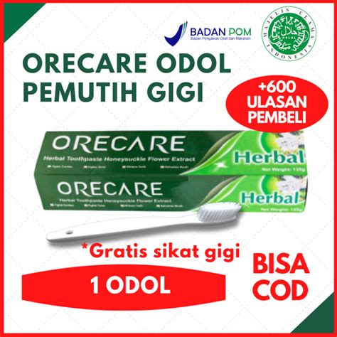 Orecare Odol Herbal Odol Pemutih Gigi Gram Odol Perontok