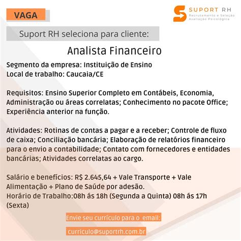 Salário De Analista Financeiro - 7