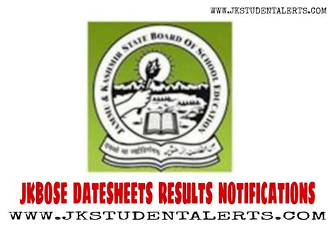 JKBOSE Revised Date Sheet Of Class 10th For J K State Open School SOS