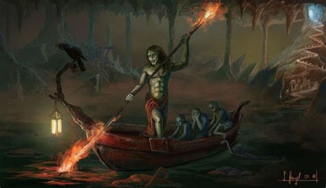 Charon The Ferryman By Simongangl Charon Ancient Greek Gods Greek Myths