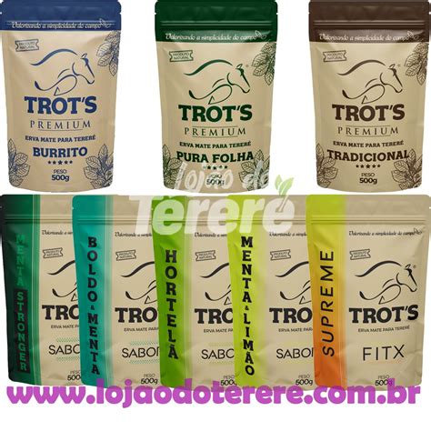 Trots Premium Erva Mate P Terere Diversos Sabores G Escolha O Sabor