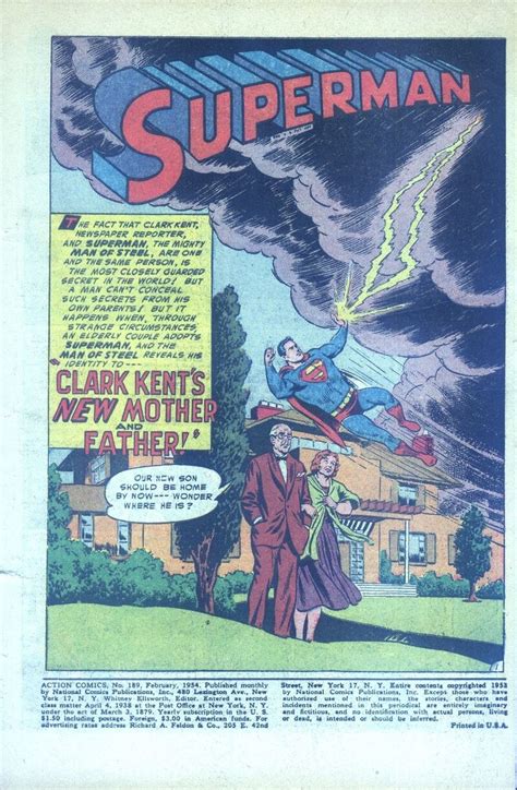 Action Comics 189 Comics Addiction Wiki Fandom