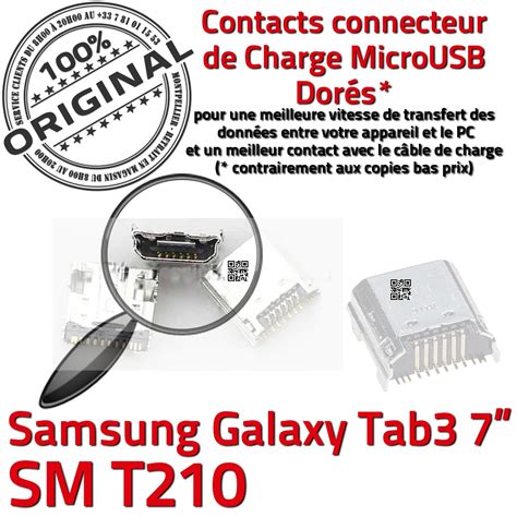 Original Samsung Galaxy Tab Sm T Connecteur De Charge Souder