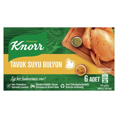 Knorr Tavuk Suyu Bulyon 6lı 60 G OnuAl Fiyat Arşivi