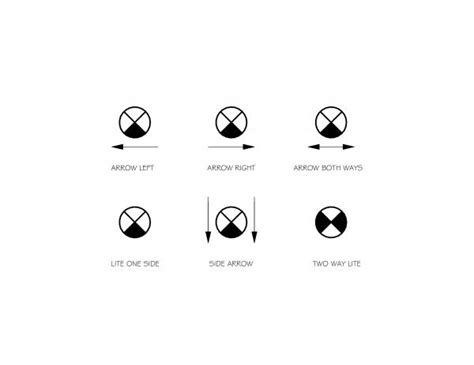 Exit Sign Symbols On Plans