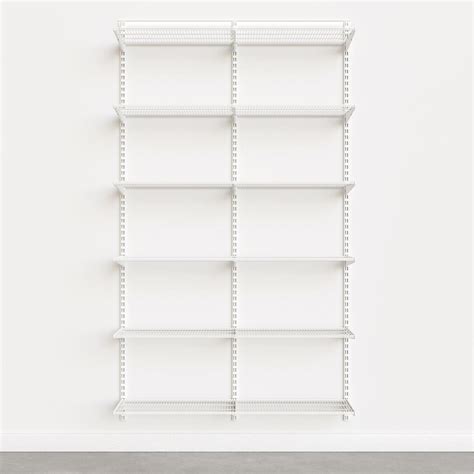 Elfa Classic White Basic Shelving Units For Anywhere In