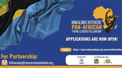 2023 Mwalimu Nyerere Fellowship Program For Pan African Young Leaders