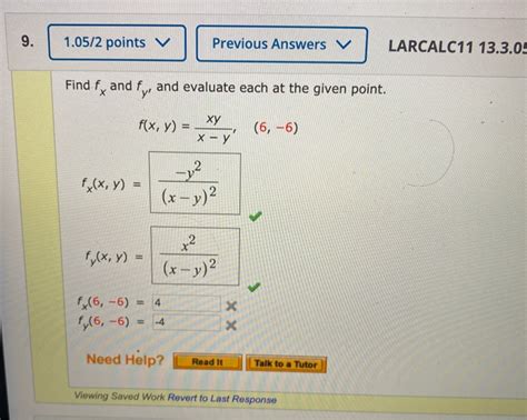 Solved 0 1 Points V Previous Answers V LARCALC11 13 4 007 Chegg