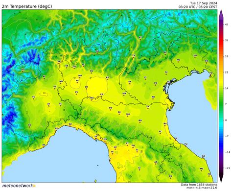 Mappe Rete Stazioni Meteo Meteonetwork