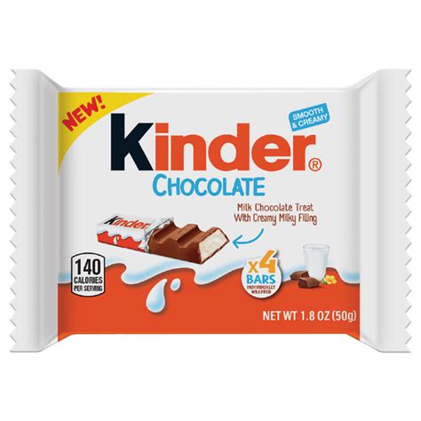 Save On Kinder Milk Chocolate Bars 4 Ct Order Online Delivery Giant