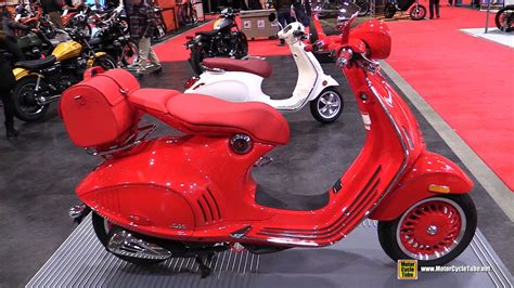 2017 Vespa 946 Red Scooter Walkaround 2017 Toronto Motorcycle Show