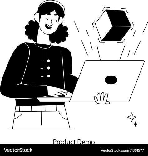 Product Demo Royalty Free Vector Image Vectorstock