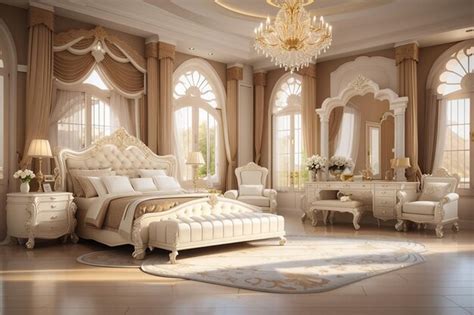 Premium AI Image | Luxury bedroom of house in beautiful design