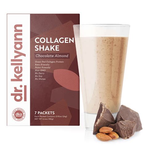 Chocolate Almond Collagen Shake Dr Kellyann