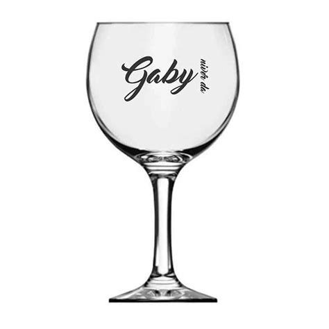 Taça gin vidro 655ml personalizada Artofit