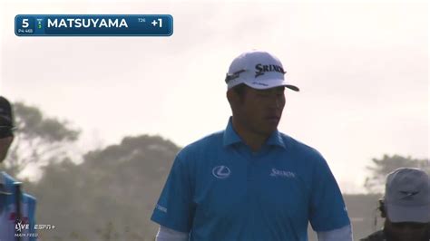 Hideki Matsuyama Round 3 5th Hole Shot 3 2025 Genesis