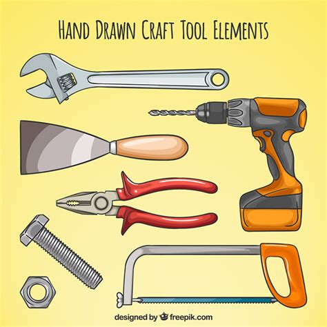 Carpentry Tools Drawing at GetDrawings | Free download