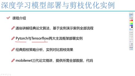 效果实例演示 深度学习模型部署与剪枝优化实例 Csdn在线视频培训