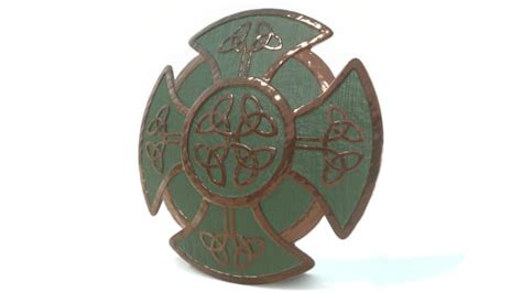 model stone age  iron age celtic  shield