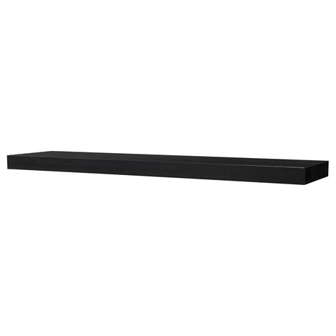 LACK Wall shelf, black-brown, 74 3/4x10 1/4" - IKEA