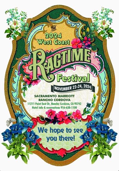 West Coast Ragtime Festival West Coast Ragtime Society