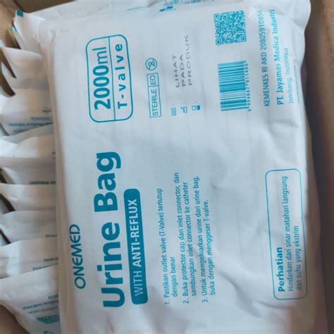 Jual Urine Bag Onemed Ml Urine Bag Ml Shopee Indonesia