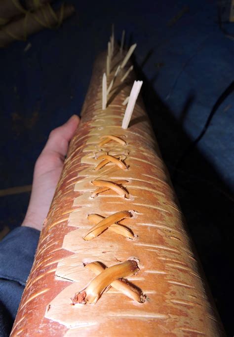 Elfshot Beothuk Birch Bark Quiver Progress