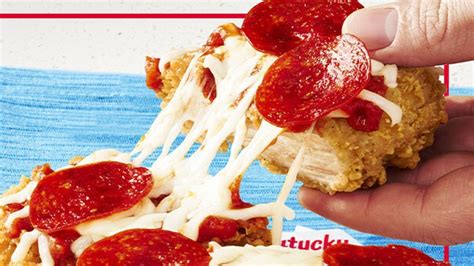 Fried Chicken Meets Pizza Kfc S Global Sensation Chizza To Debut In The Us