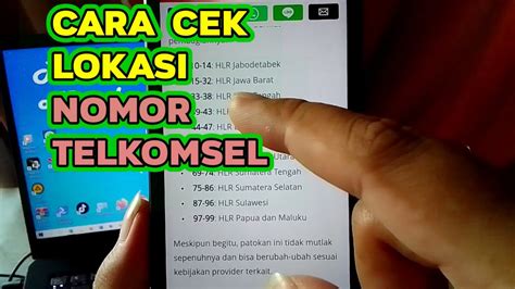 Cara Mengetahui Lokasi Nomor Hp Telkomsel Yang Sering Telpon Kita