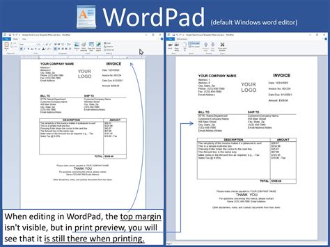 Simple Invoice Template for Word, Blank Invoice Template for Word, Invoice Template Google Docs ...