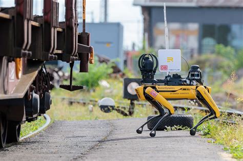 Roboterhund Hilft Bei Der Bahninspektion