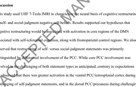 Brain Regions Which Showed Significant Increases In Functional