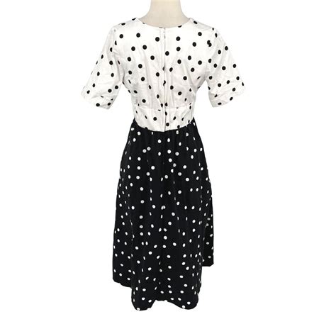 Dolly And Dotty Polka Dot Fit And Flare Short Sleeve Gem