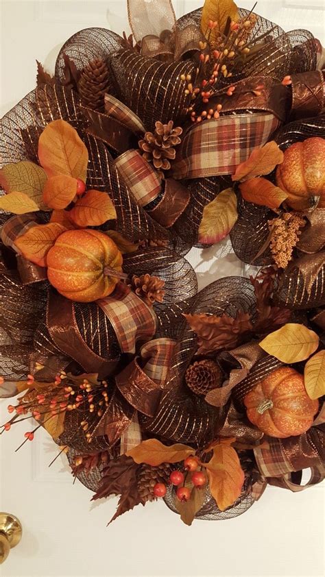 Diy Fall Ruffle Deco Mesh Wreath Dollar Tree Artofit