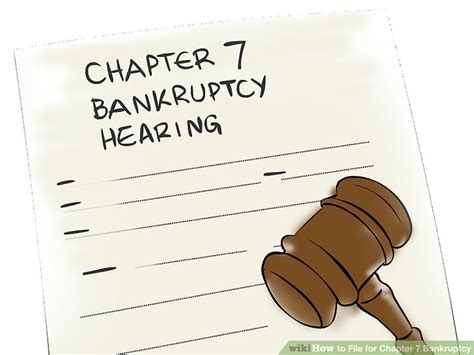 How To File For Chapter 7 Bankruptcy 12 Steps With Pictures