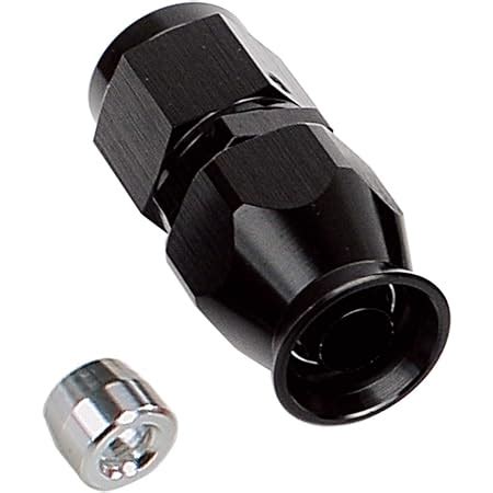 Amazon EVIL ENERGY 6AN PTFE Hose End Fitting Straight Black For